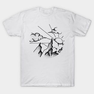 Mountain Sun Rise T-Shirt